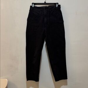 MHL Margaret Howell Tapered Black Trousers